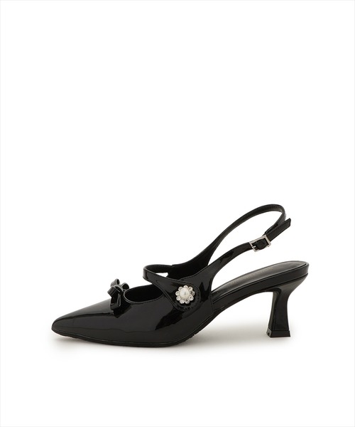 WILLSELECTION（ウィルセレクション）の「スリングバックリボンパンプス（パンプス・レディース・ブラック/ベージュ・M/L）」の18枚目の写真