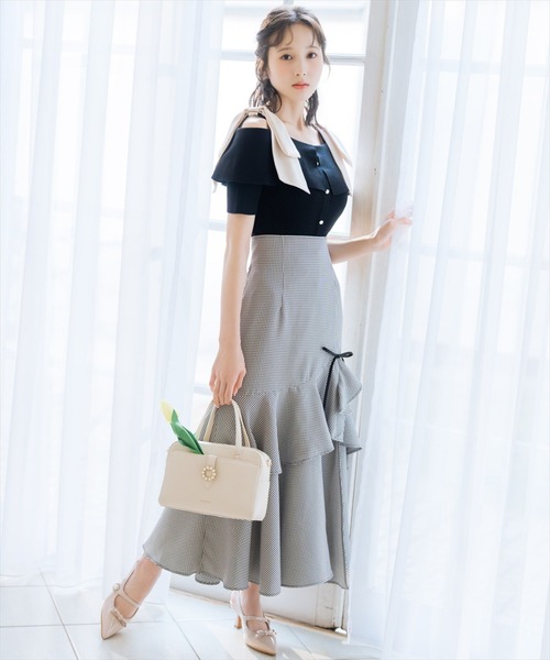 WILLSELECTION（ウィルセレクション）の「スリングバックリボンパンプス（パンプス・レディース・ブラック/ベージュ・M/L）」の12枚目の写真