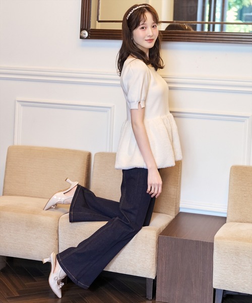 WILLSELECTION(ウィルセレクション)の「スリングバックリボンパンプス(パンプス・レディース・ブラック/ベージュ・M/L)」の11枚目の写真