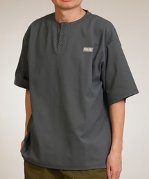 【ムラサキスポーツ限定】POLER/ポーラー 半袖 Tシャツ 水陸両用 FURRY FONT DRY HENLEY TEE 269MCV0037