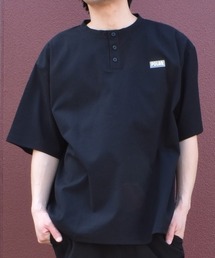 【ムラサキスポーツ限定】POLER/ポーラー 半袖 Tシャツ 水陸両用 FURRY FONT DRY HENLEY TEE 269MCV0037