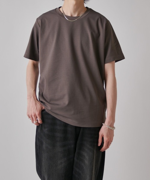 Lui's(ルイス)の「SHINE ベーシックTシャツ(Tシャツ/カットソー・メンズ・ブラック/グレー/チャコールグレー/ホワイト・S/M)」の3枚目の写真