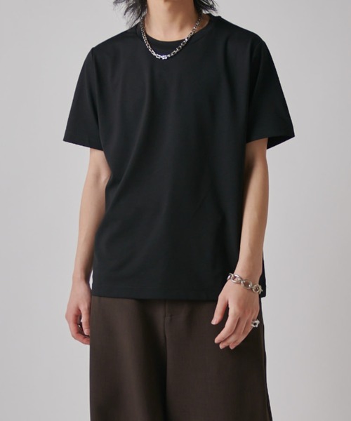 Lui's(ルイス)の「SHINE ベーシックTシャツ(Tシャツ/カットソー・メンズ・ブラック/グレー/チャコールグレー/ホワイト・S/M)」の2枚目の写真