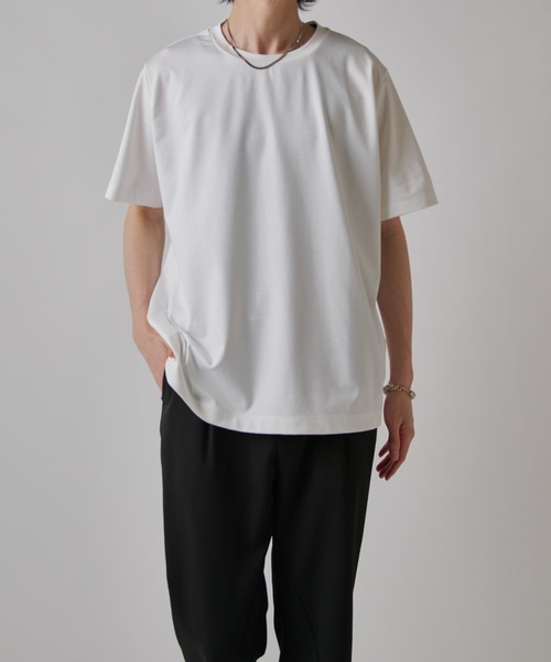 Lui's(ルイス)の「SHINE ベーシックTシャツ(Tシャツ/カットソー・メンズ・ブラック/グレー/チャコールグレー/ホワイト・S/M)」の5枚目の写真