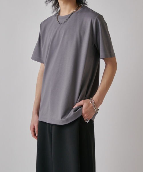 Lui's(ルイス)の「SHINE ベーシックTシャツ(Tシャツ/カットソー・メンズ・ブラック/グレー/チャコールグレー/ホワイト・S/M)」の20枚目の写真