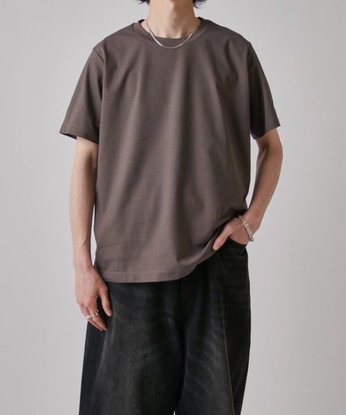 Lui's(ルイス)の「SHINE ベーシックTシャツ(Tシャツ/カットソー・メンズ・ブラック/グレー/チャコールグレー/ホワイト・S/M)」の14枚目の写真