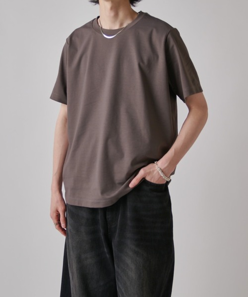 Lui's(ルイス)の「SHINE ベーシックTシャツ(Tシャツ/カットソー・メンズ・ブラック/グレー/チャコールグレー/ホワイト・S/M)」の15枚目の写真