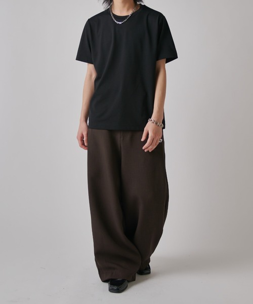 Lui's(ルイス)の「SHINE ベーシックTシャツ(Tシャツ/カットソー・メンズ・ブラック/グレー/チャコールグレー/ホワイト・S/M)」の12枚目の写真