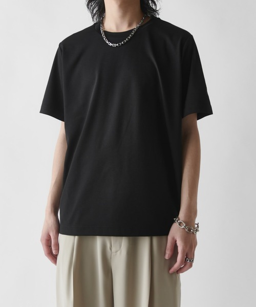 Lui's(ルイス)の「SHINE ベーシックTシャツ(Tシャツ/カットソー・メンズ・ブラック/グレー/チャコールグレー/ホワイト・S/M)」の21枚目の写真