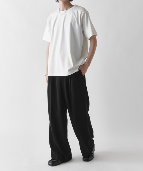 Lui's(ルイス)の「SHINE ベーシックTシャツ(Tシャツ/カットソー・メンズ・ブラック/グレー/チャコールグレー/ホワイト・S/M)」の20枚目の写真