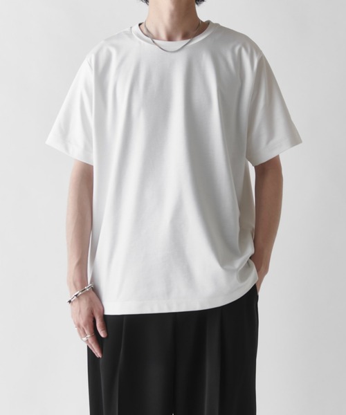 Lui's(ルイス)の「SHINE ベーシックTシャツ(Tシャツ/カットソー・メンズ・ブラック/グレー/チャコールグレー/ホワイト・S/M)」の14枚目の写真