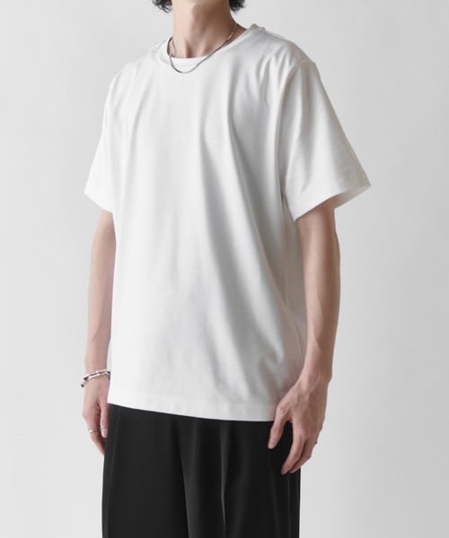 Lui's(ルイス)の「SHINE ベーシックTシャツ(Tシャツ/カットソー・メンズ・ブラック/グレー/チャコールグレー/ホワイト・S/M)」の16枚目の写真