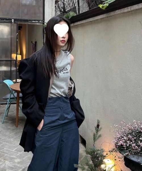 Ritzy(リッツィー)の「フロントストライプロゴバックナンバースリム半袖Tシャツ(Tシャツ/カットソー・レディース・ホワイト/グレー・M/L)」の15枚目の写真
