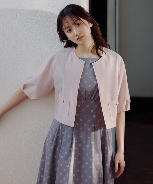 TOCCA(トッカ)の「SKIPPING RIBBON ドレス(ワンピース・レディース・ブラック系5/ライトグレー系5/ベージュ系5・6/2/0/4/00)」の11枚目の写真