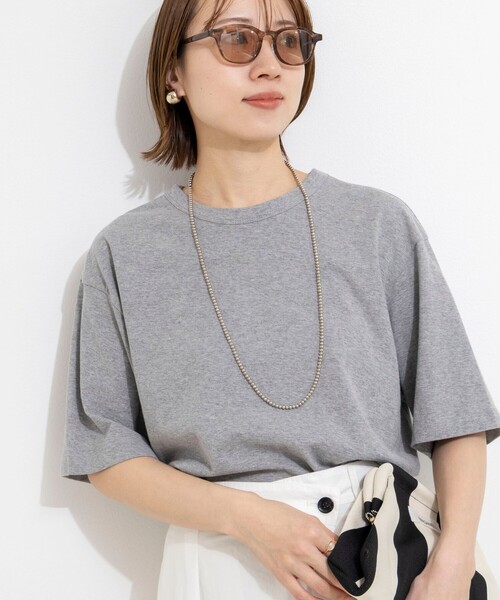 NOLLEY’S(ノーリーズ)の「ウォッシャブルヴィンテージTシャツ(Tシャツ/カットソー・レディース・ライトグレー/ホワイト/グレイッシュブルー/ブラック・FREE)」の11枚目の写真