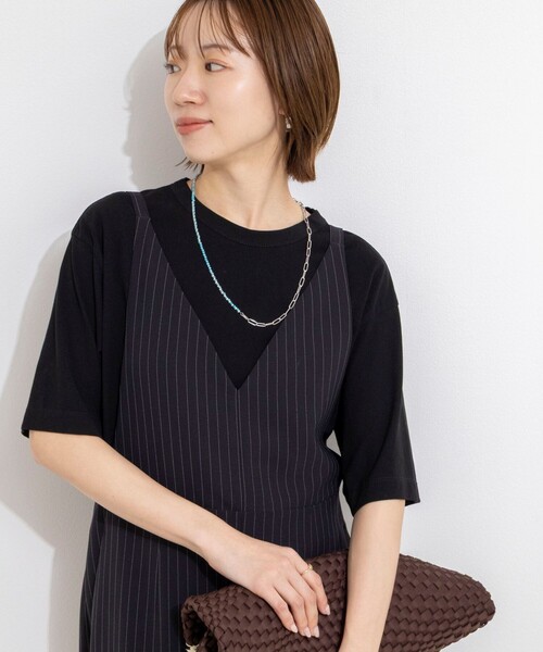 NOLLEY’S(ノーリーズ)の「ウォッシャブルヴィンテージTシャツ(Tシャツ/カットソー・レディース・ライトグレー/ホワイト/グレイッシュブルー/ブラック・FREE)」の15枚目の写真