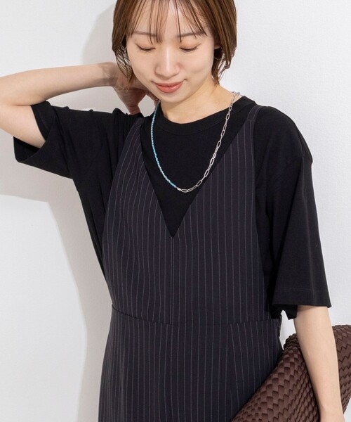 NOLLEY’S(ノーリーズ)の「ウォッシャブルヴィンテージTシャツ(Tシャツ/カットソー・レディース・ライトグレー/ホワイト/グレイッシュブルー/ブラック・FREE)」の16枚目の写真