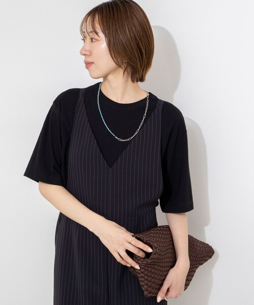 NOLLEY’S(ノーリーズ)の「ウォッシャブルヴィンテージTシャツ(Tシャツ/カットソー・レディース・ライトグレー/ホワイト/グレイッシュブルー/ブラック・FREE)」の19枚目の写真