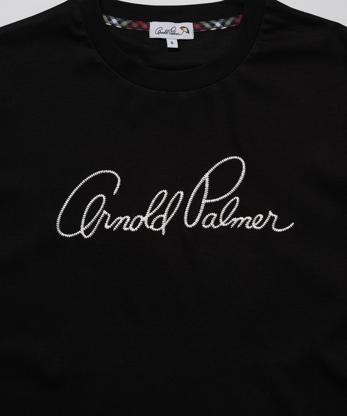 Arnold Palmer(アーノルドパーマー)の「シェア ハンドメイド刺繍 ラウンドヘム Tシャツ(Tシャツ/カットソー・レディース・ホワイト/ブラック/ミント・LL/M/S/XS/L)」の20枚目の写真