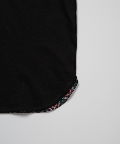Arnold Palmer(アーノルドパーマー)の「シェア ハンドメイド刺繍 ラウンドヘム Tシャツ(Tシャツ/カットソー・レディース・ホワイト/ブラック/ミント・LL/M/S/XS/L)」の22枚目の写真
