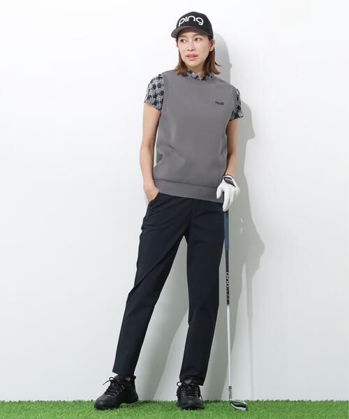 PING（ピン）の「【PING APPAREL】全方向ストレッチドライタッチリップストップパンツ ＜GOLD＞ (LADIES)（その他パンツ・レディース・ピンク/ブラック/ホワイト/ベージュ・S/M/LL/L/XS）」の7枚目の写真