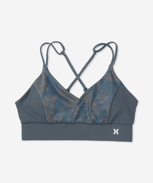 Hurley （ハーレー）の「【Hurley:ハーレー】レディーススイムウェアトップス　水着　取り外し可能パッド付　RIB SWITCHING SWIMWEAR TOP（水着・レディース・カーキブラウン/ブラック/ブルーグレー/ブラック系その他・LARGE/MEDIUM/SMALL）」の3枚目の写真