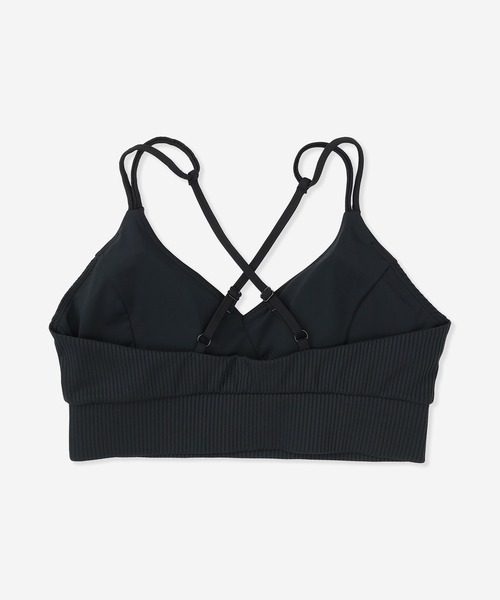 Hurley （ハーレー）の「【Hurley:ハーレー】レディーススイムウェアトップス　水着　取り外し可能パッド付　RIB SWITCHING SWIMWEAR TOP（水着・レディース・カーキブラウン/ブラック/ブルーグレー/ブラック系その他・LARGE/MEDIUM/SMALL）」の5枚目の写真