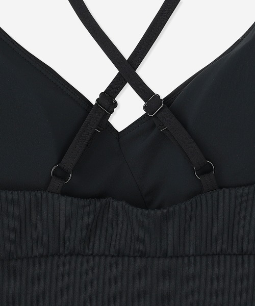 Hurley （ハーレー）の「【Hurley:ハーレー】レディーススイムウェアトップス　水着　取り外し可能パッド付　RIB SWITCHING SWIMWEAR TOP（水着・レディース・カーキブラウン/ブラック/ブルーグレー/ブラック系その他・LARGE/MEDIUM/SMALL）」の7枚目の写真