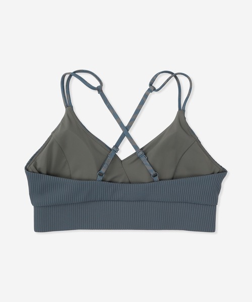 Hurley （ハーレー）の「【Hurley:ハーレー】レディーススイムウェアトップス　水着　取り外し可能パッド付　RIB SWITCHING SWIMWEAR TOP（水着・レディース・カーキブラウン/ブラック/ブルーグレー/ブラック系その他・LARGE/MEDIUM/SMALL）」の11枚目の写真