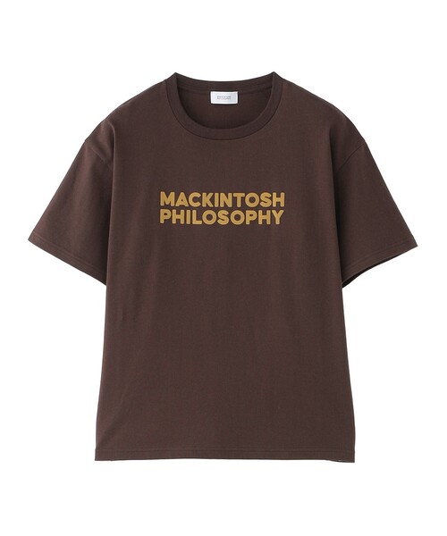 MACKINTOSH PHILOSOPHY（ﾏｯｷﾝﾄｯｼｭ ﾌｨﾛｿﾌｨｰ）の「【WEB&一部店舗限定】フロッキーロゴTシャツ（Tシャツ/カットソー・レディース・ブラウン系その他4/ダークネイビー/ホワイト系その他/オフホワイト・38）」の3枚目の写真