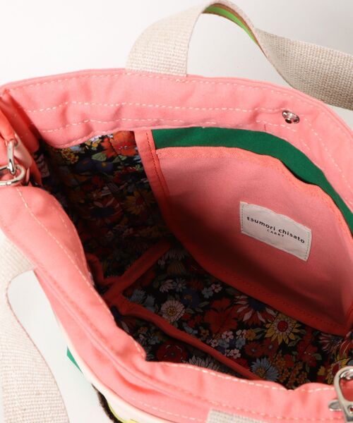 tsumori chisato CARRY(ツモリチサトキャリー)の「ハンドバッグ ツモリチサト キラミックスコンビ(ハンドバッグ・レディース・ネイビー/オレンジ/グリーン・FREE)」の9枚目の写真