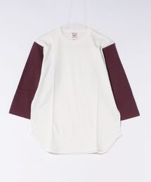 CROSS&STITCH(クロスアンドステッチ) 6.2oz ヘヴィーウェイト 3/4スリーブ ベースボールTシャツ メンズ (OE1230)【3/4スリーブベースボール】