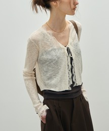 Mesh Frill Camisole（キャミソール）｜anuke（アンヌーク）の