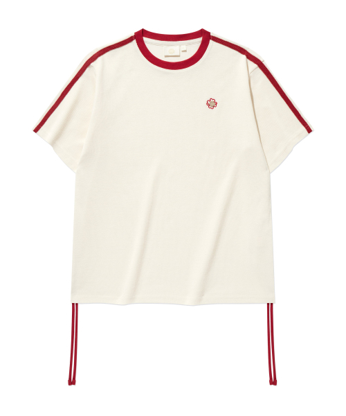 COVERNAT WOMAN(カバーナットウーマン)の「ウーマンシャーリングワッフルTシャツアイボリー(Tシャツ/カットソー・レディース・その他・WM/WS)」の2枚目の写真