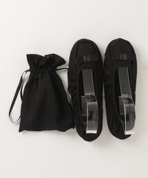 Per sist ence（パーシエンス）の「リボンデザイン携帯フラットシューズ/巾着・ポーチ付き（ルームシューズ/スリッパ）」