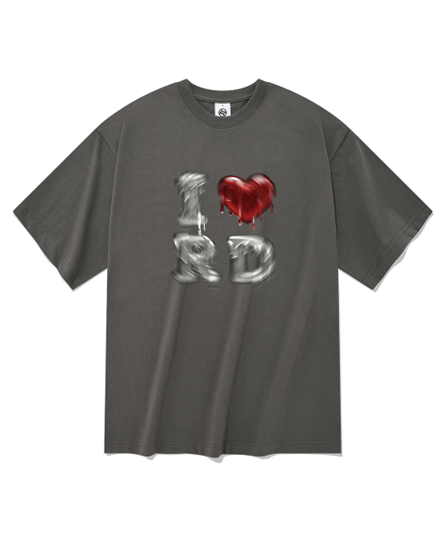 RADINEO(ラディネオ)の「メルティングダウンラブ 半袖Tシャツ グレー(Tシャツ/カットソー・メンズ・その他・SMALL/MEDIUM/LARGE/X-LARGE)」の1枚目の写真