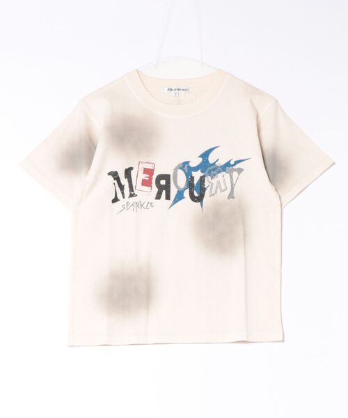 BENDER TOKYO(ベンダートウキョウ)の「ピグメント加工 ロゴプリント ショート丈 クルーネックTシャツ ユニセックス(Tシャツ/カットソー・メンズ・アイボリー/ブラック/カモフラージュ・M/L/S)」の7枚目の写真