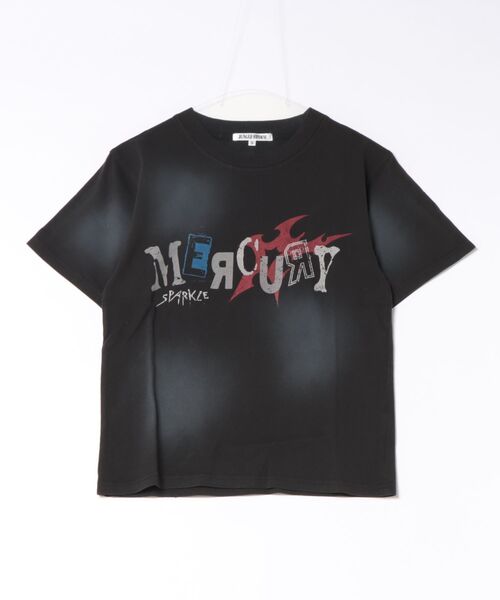 BENDER TOKYO(ベンダートウキョウ)の「ピグメント加工 ロゴプリント ショート丈 クルーネックTシャツ ユニセックス(Tシャツ/カットソー・メンズ・アイボリー/ブラック/カモフラージュ・M/L/S)」の8枚目の写真