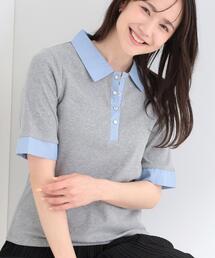 SHOO・LA・RUE | 【洗濯機可/S-LL】シャツレイヤード風 テレコポロトップス(Tシャツ/カットソー)