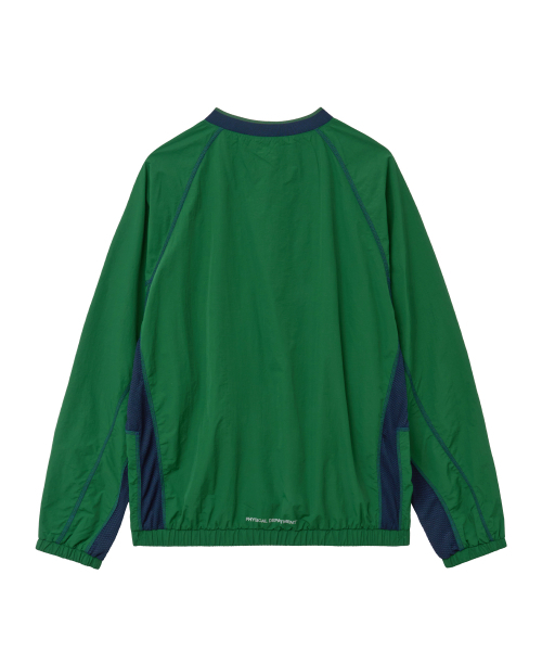 PHYPS MOTORCYCLE(フィップスモーターサイクル)の「Nylon Mesh Block Long Sleeve Green(Tシャツ/カットソー・レディース・その他・SMALL/MEDIUM/LARGE/X-LARGE)」の2枚目の写真