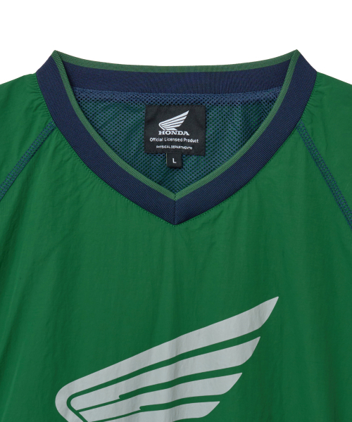 PHYPS MOTORCYCLE(フィップスモーターサイクル)の「Nylon Mesh Block Long Sleeve Green(Tシャツ/カットソー・レディース・その他・SMALL/MEDIUM/LARGE/X-LARGE)」の3枚目の写真