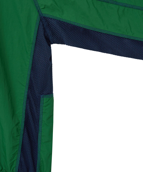 PHYPS MOTORCYCLE(フィップスモーターサイクル)の「Nylon Mesh Block Long Sleeve Green(Tシャツ/カットソー・レディース・その他・SMALL/MEDIUM/LARGE/X-LARGE)」の5枚目の写真