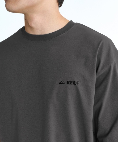 REEF(リーフ)の「REEF 1POINT LOGO RASH SS T ラッシュTシャツ / 別売りセットアップ対応【2026年春夏モデル】/リーフ水陸両用uvカットストレッチラッシュTシャツ(Tシャツ/カットソー・メンズ・ホワイト/ブラック/カーキ・MEDIUM/X-LARGE/LARGE/SMALL)」の6枚目の写真