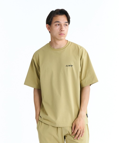 REEF(リーフ)の「REEF 1POINT LOGO RASH SS T ラッシュTシャツ / 別売りセットアップ対応【2026年春夏モデル】/リーフ水陸両用uvカットストレッチラッシュTシャツ(Tシャツ/カットソー・メンズ・ホワイト/ブラック/カーキ・MEDIUM/X-LARGE/LARGE/SMALL)」の9枚目の写真