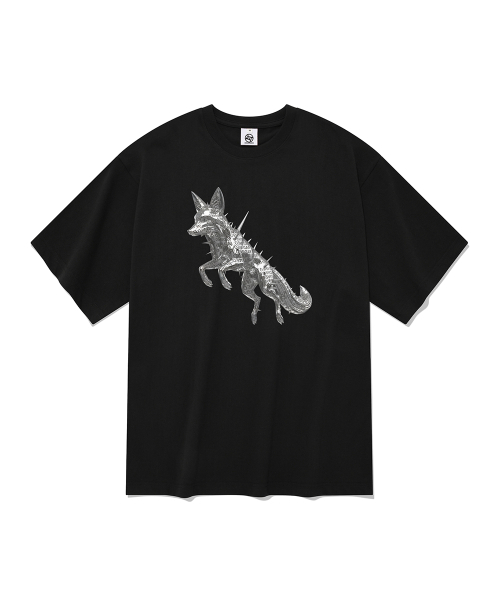 RADINEO(ラディネオ)の「クロムフォックス 半袖Tシャツ ブラック(Tシャツ/カットソー・メンズ・その他・SMALL/MEDIUM/LARGE/X-LARGE)」の1枚目の写真