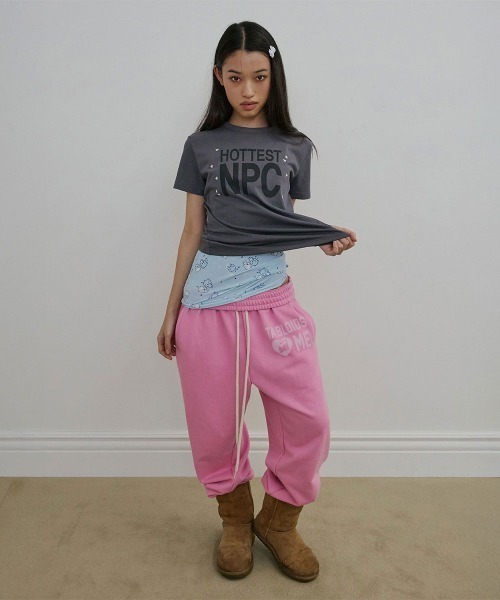 SCULPTOR(スカルプター)の「Hottest NPC Tee(Tシャツ/カットソー・レディース・ホワイト/チャコールグレー/レッド・MEDIUM/SMALL/LARGE)」の4枚目の写真