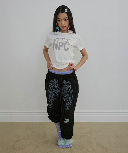 SCULPTOR(スカルプター)の「Hottest NPC Tee(Tシャツ/カットソー・レディース・ホワイト/チャコールグレー/レッド・MEDIUM/SMALL/LARGE)」の10枚目の写真