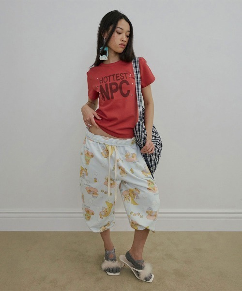 SCULPTOR(スカルプター)の「Hottest NPC Tee(Tシャツ/カットソー・レディース・ホワイト/チャコールグレー/レッド・MEDIUM/SMALL/LARGE)」の7枚目の写真