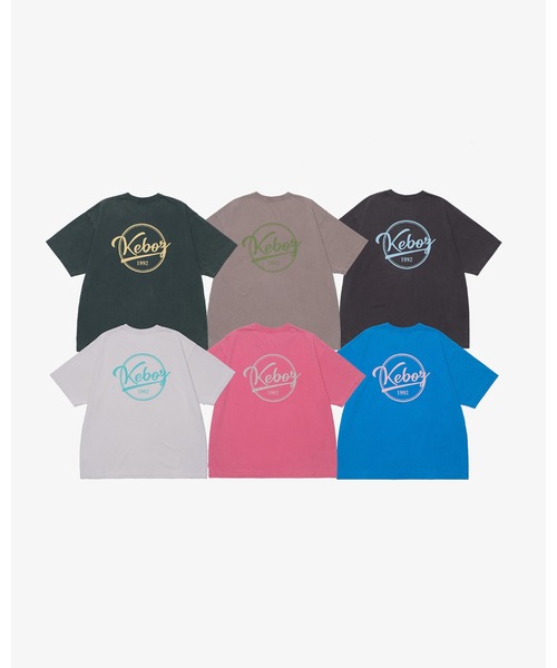 KEBOZ(ケボズ)の「BB WASHED S/S TEE(Tシャツ/カットソー・メンズ・ブルー/ブラック/ベージュ/ホワイト/グリーン/ピンク・S/M/L/XL/2XL)」の10枚目の写真