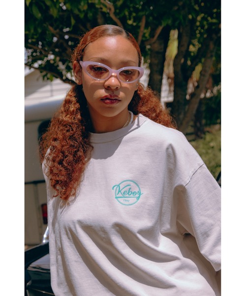 KEBOZ(ケボズ)の「BB WASHED S/S TEE(Tシャツ/カットソー・メンズ・ブルー/ブラック/ベージュ/ホワイト/グリーン/ピンク・S/M/L/XL/2XL)」の7枚目の写真